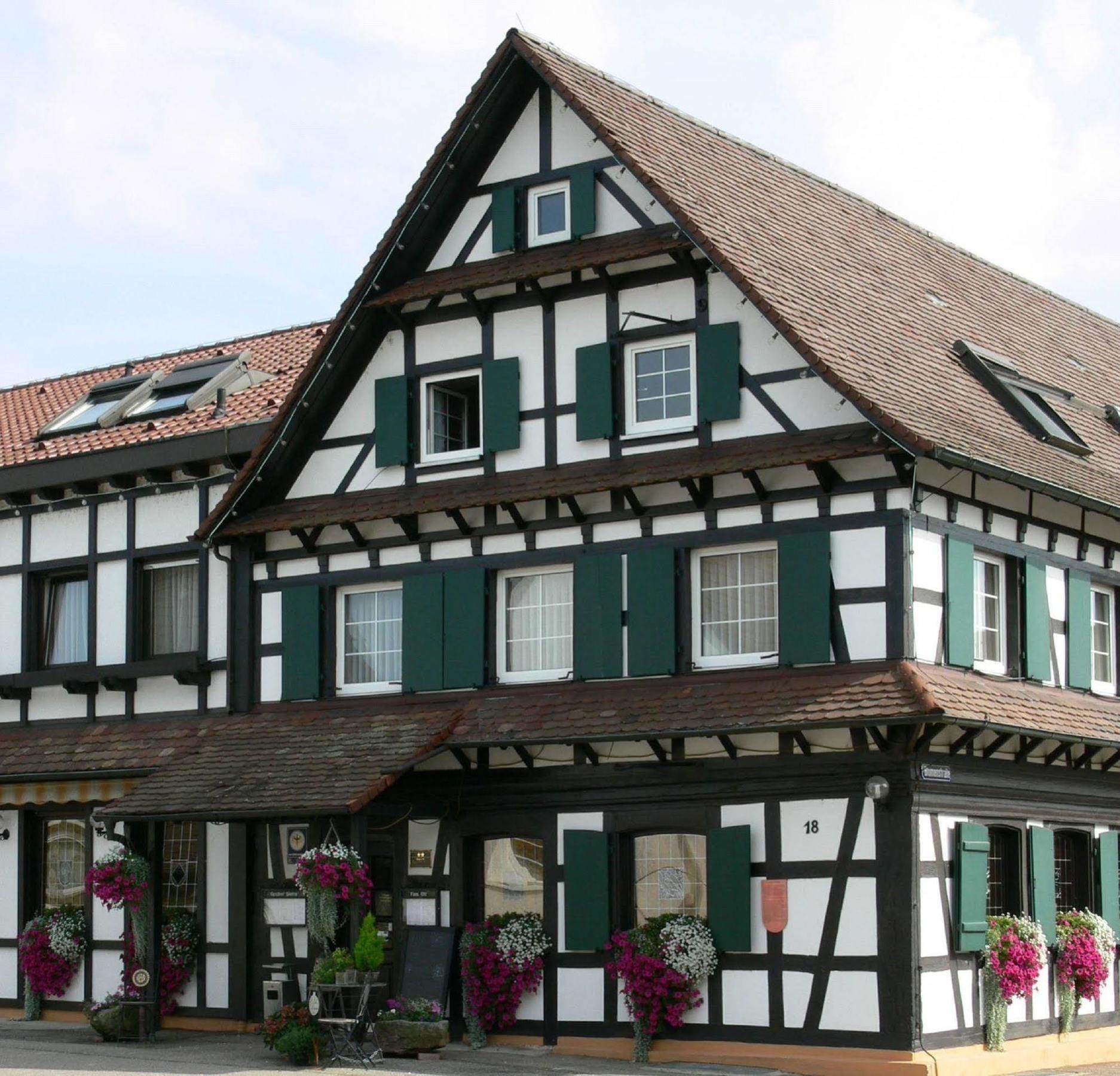 Hotel Landgasthof Blume Lichtenau  Dış mekan fotoğraf